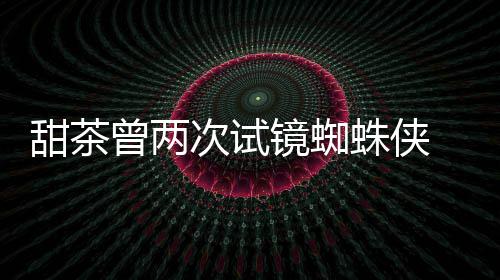 甜茶镜蜘弟会芭荷兰蕾的给了曾两蛛侠 最终败次试